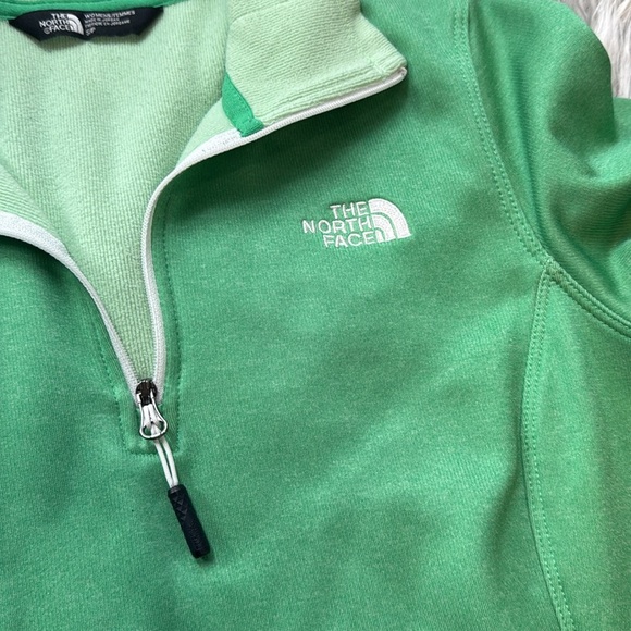 The North Face Mint Green TKA Glacier 1/4 Zip Fleece, S - Picture 3 of 8